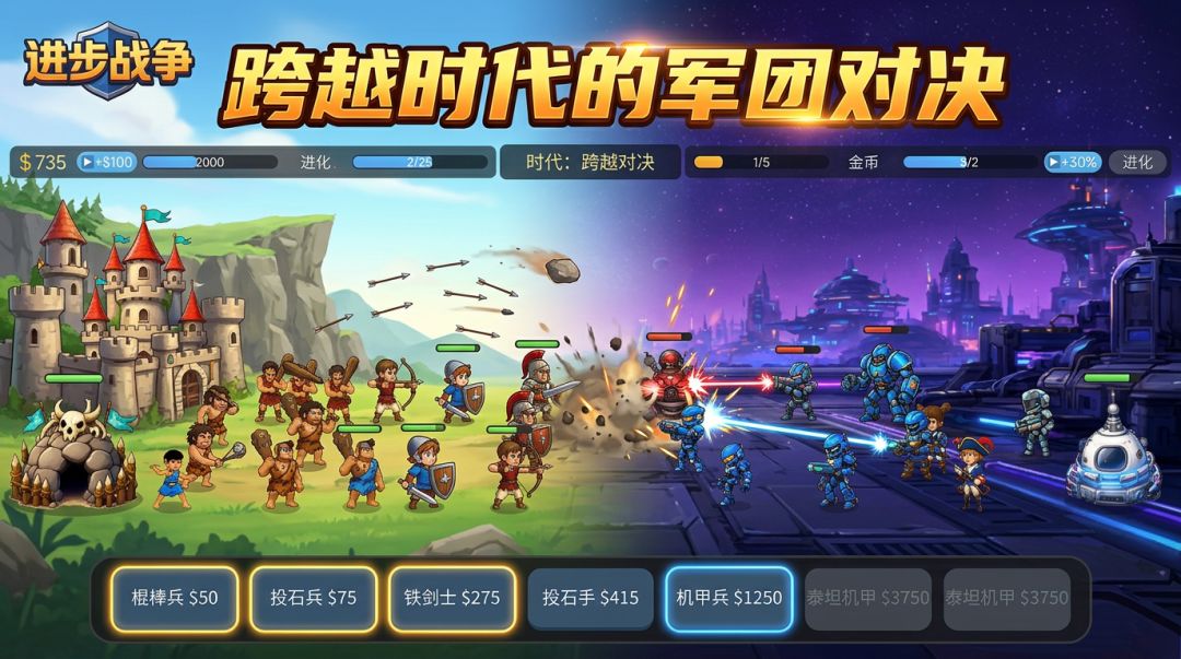 进步战争游戏截图