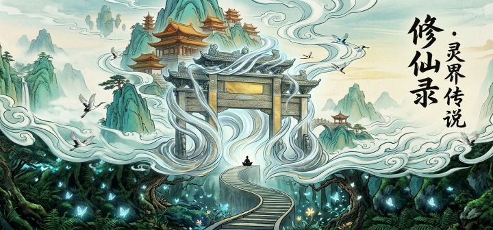 修仙录·灵界传说 封面