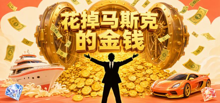 花掉马斯克的金钱 封面