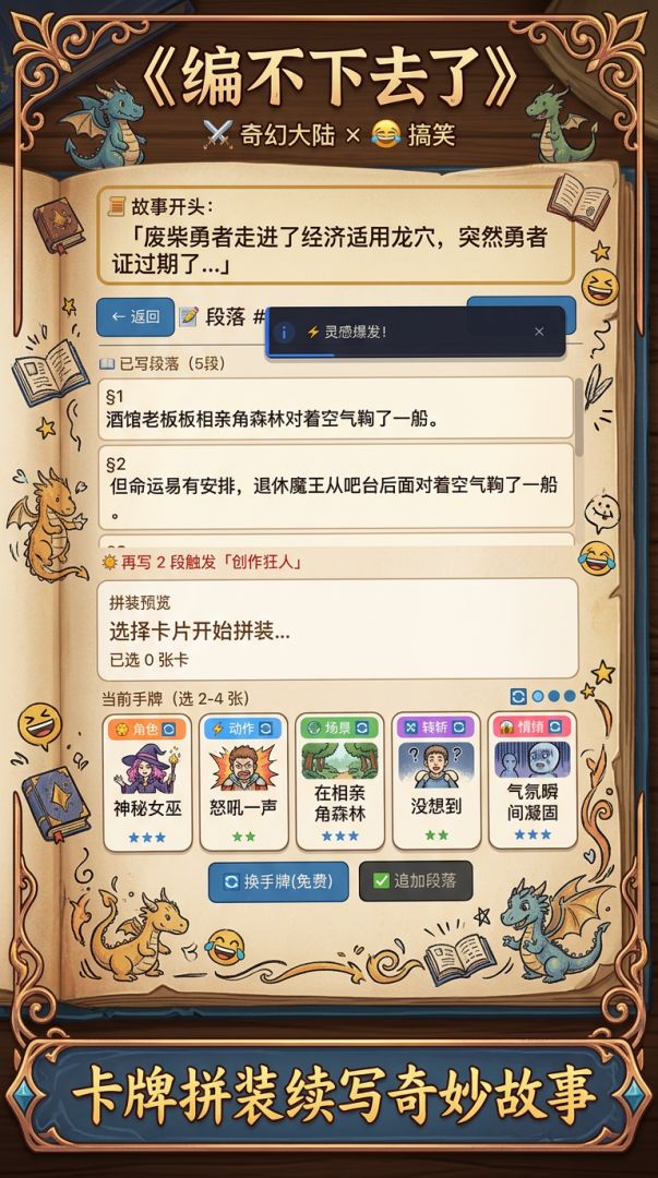 编不下去了游戏截图