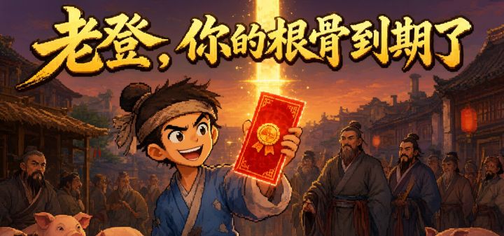 老登,你的根骨到期了 封面