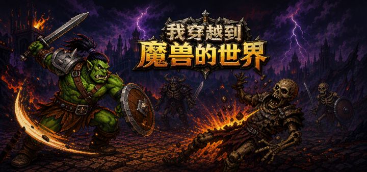 我穿越到魔兽的世界 封面