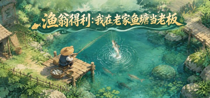 渔翁得利:我在老家鱼塘当老板 封面