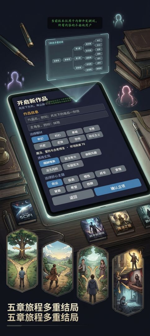 小说家模拟器游戏截图