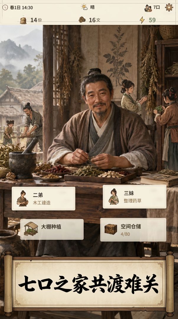 穿越荒年:弟妹个个有出息游戏截图