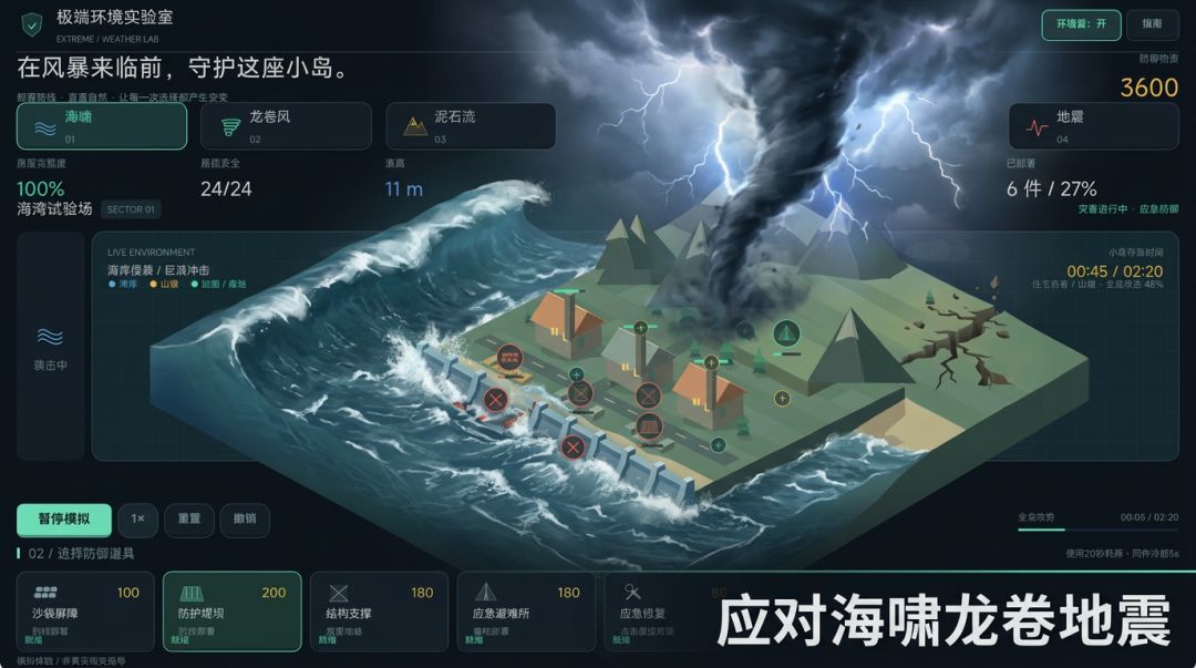 风暴来袭之守护小岛游戏截图
