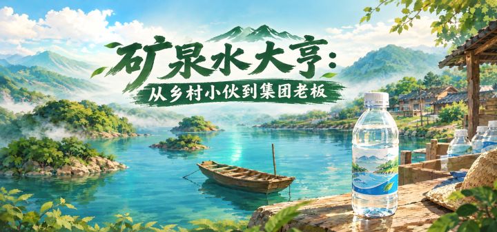 矿泉水大亨：从乡村小伙到集团老板 封面