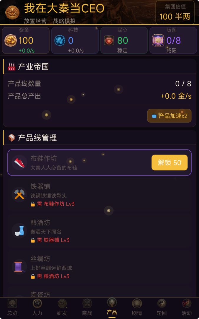 我在大秦当CEO游戏截图