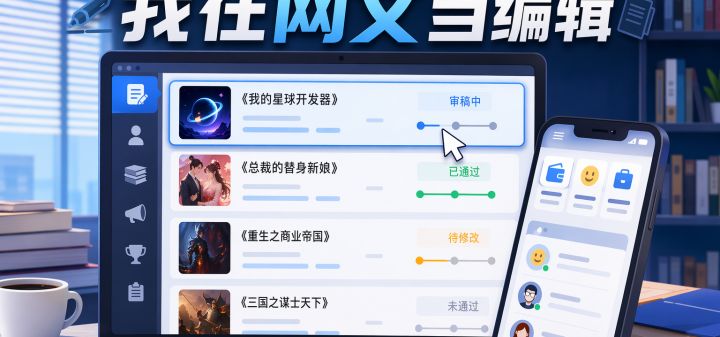 我在网文当编辑 封面