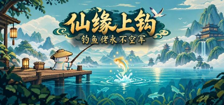 仙缘上钩：钓鱼佬永不空军 封面