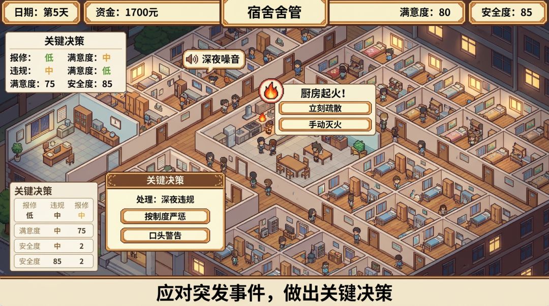 宿舍舍管模拟器游戏截图
