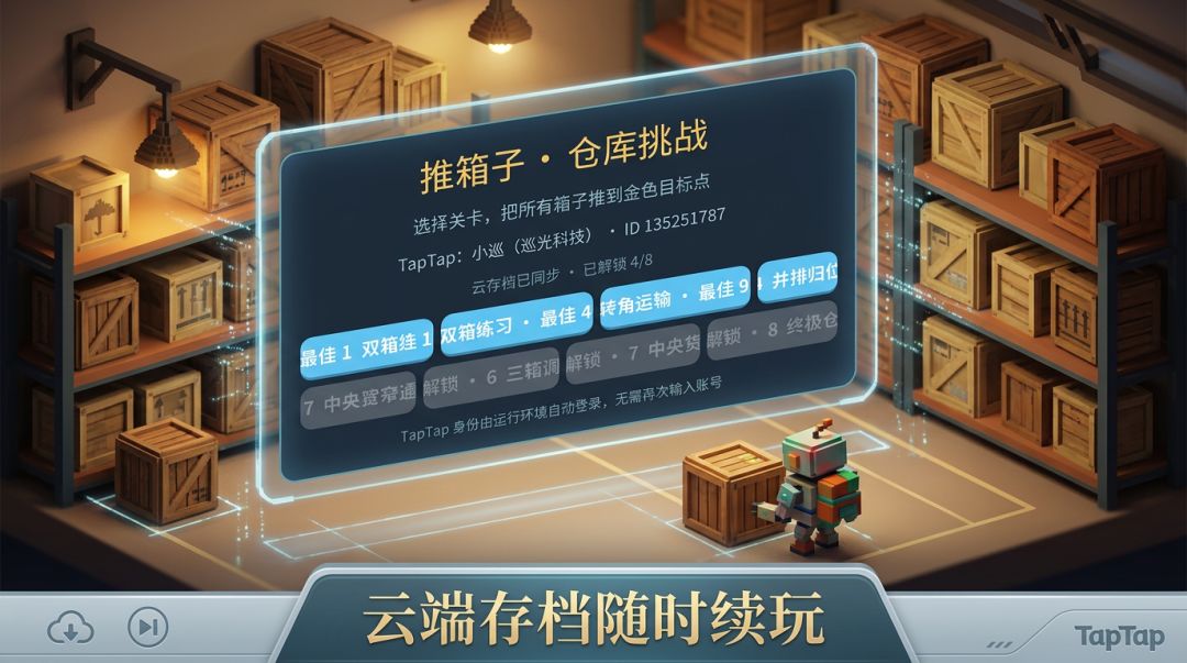 推箱子·仓库挑战游戏截图