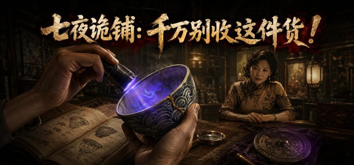 七夜诡铺:千万别收这件货! 封面