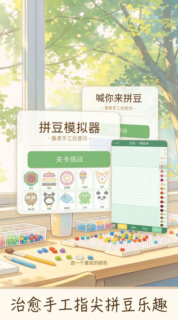 喊你来拼豆游戏截图