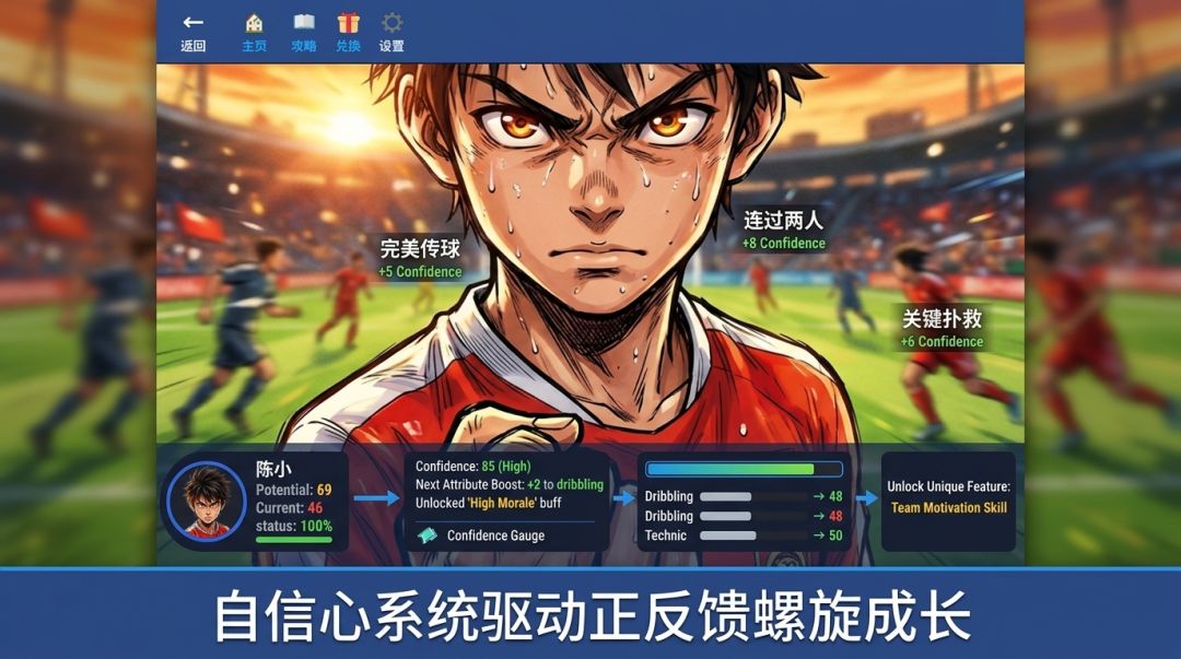 教练，我想踢足球！游戏截图