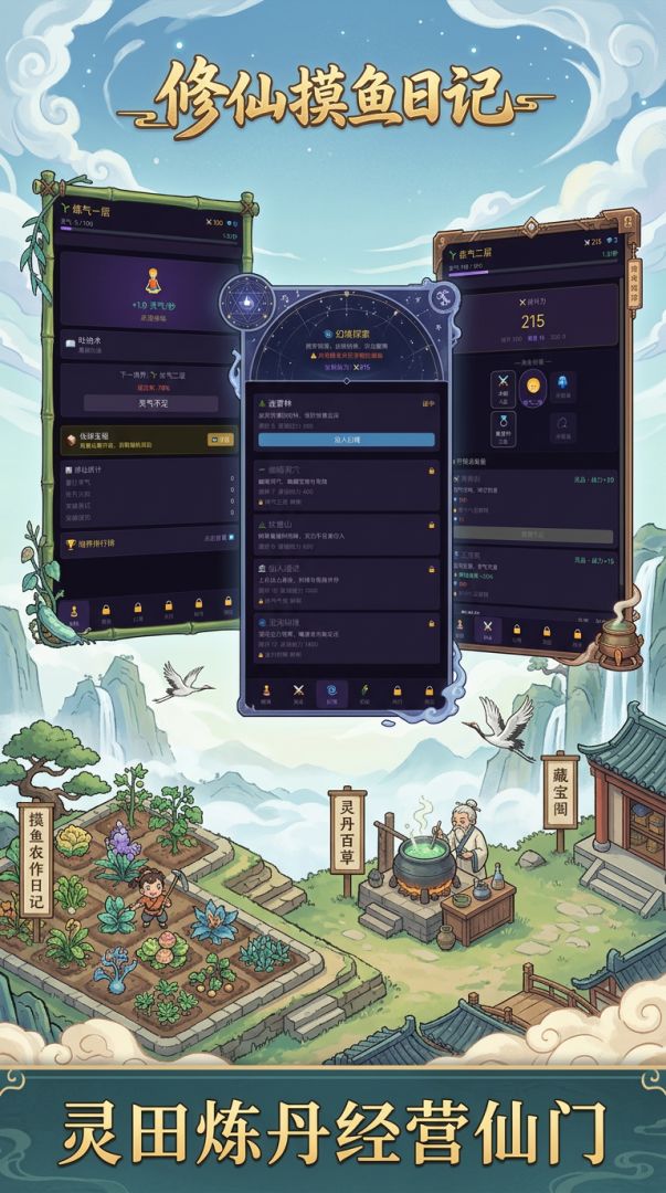 修仙摸鱼日记游戏截图