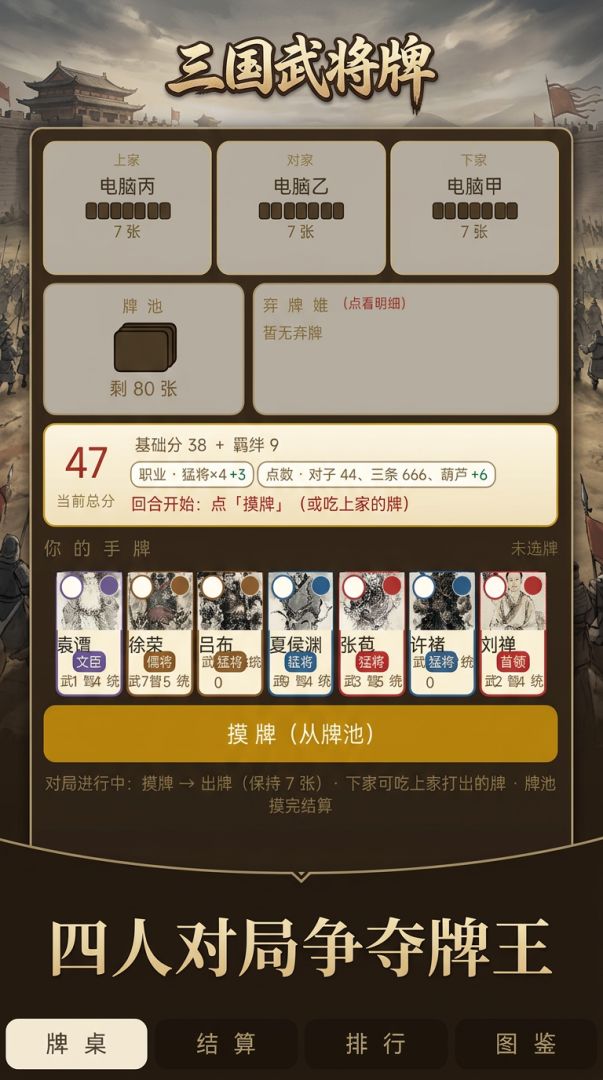 三国武将牌游戏截图