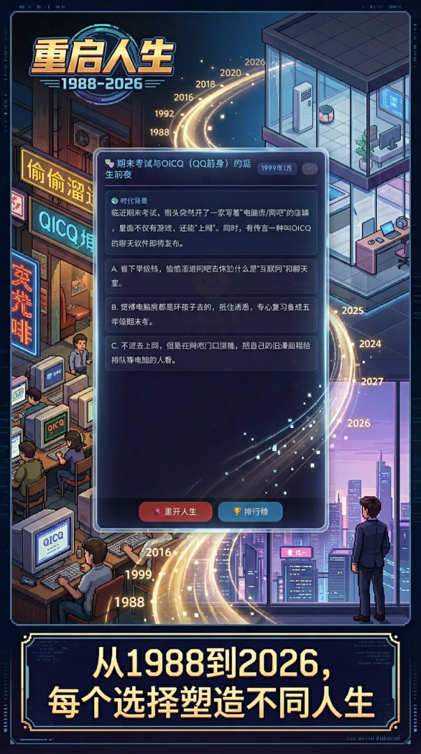 重启人生:1988-2026游戏截图