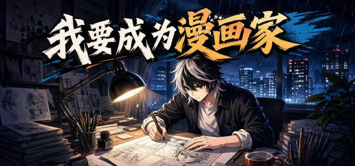 我要成为漫画家 封面