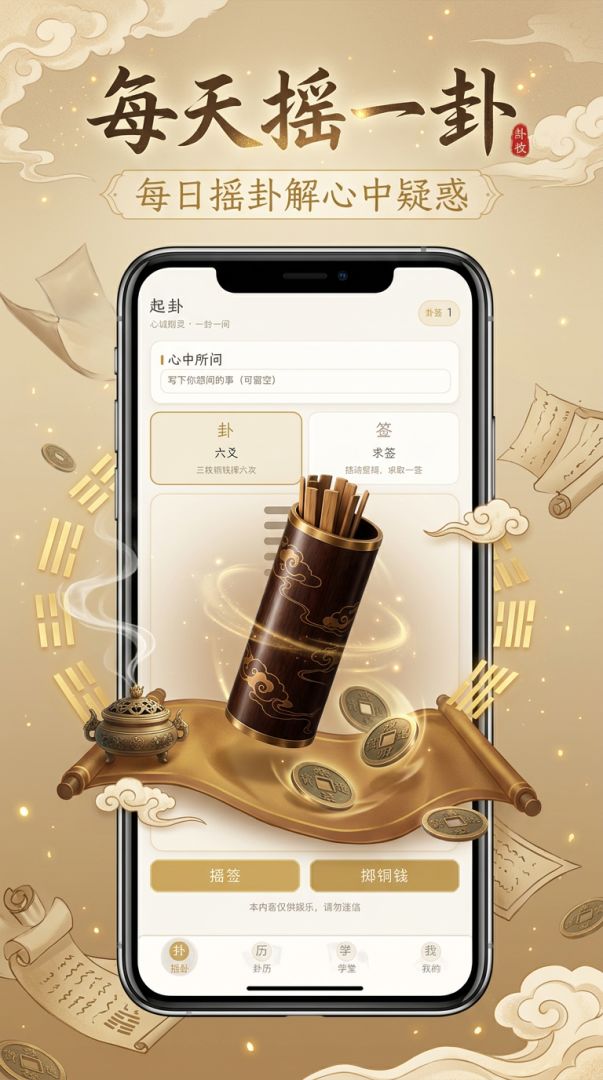 每天摇一卦游戏截图