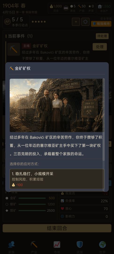萨拉热窝：黄金家族游戏截图