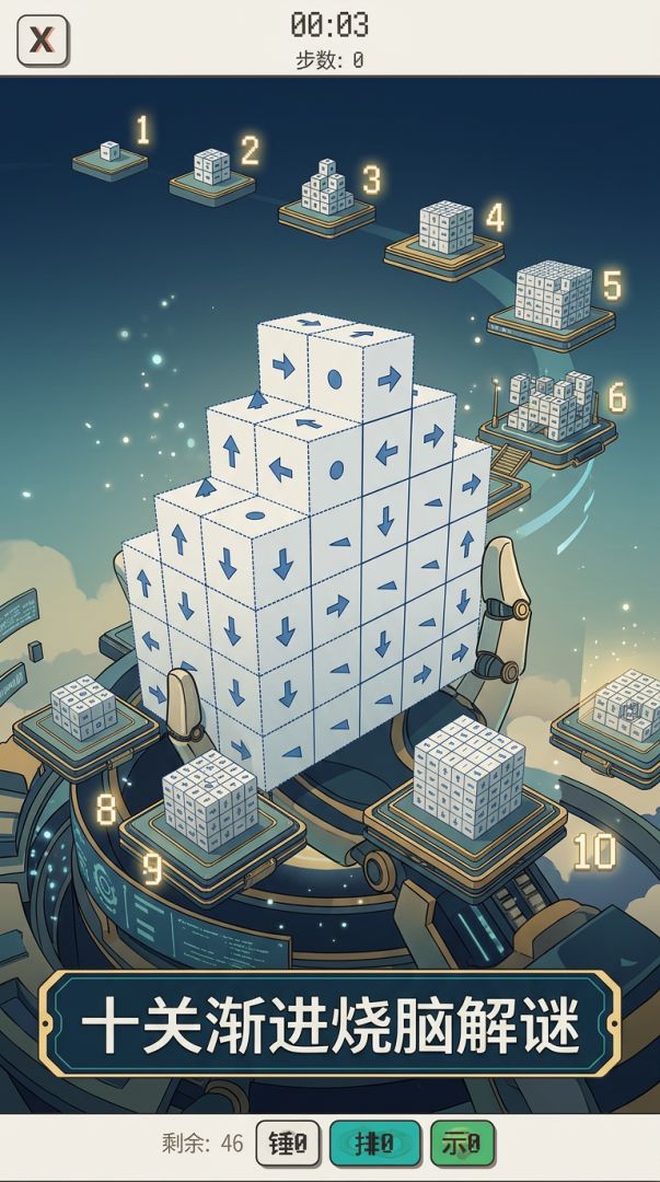 箭头魔方游戏截图