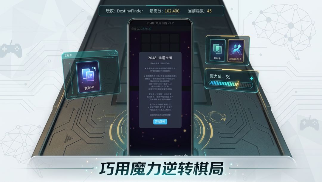 2048：命运卡牌游戏截图