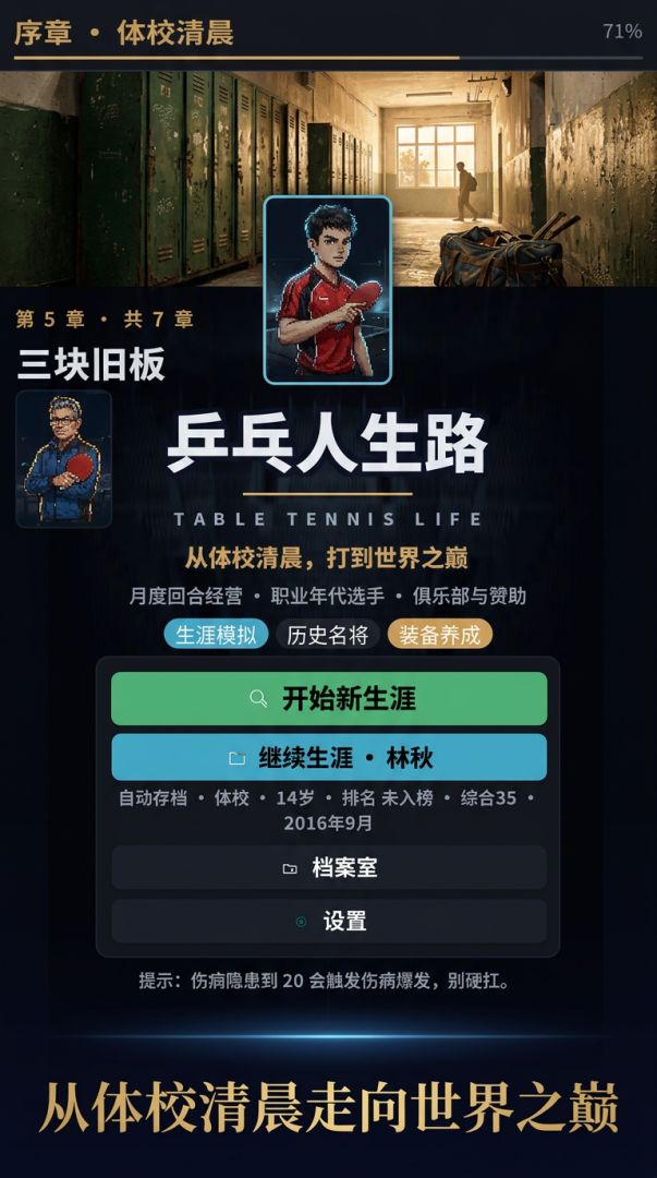 乒乓人生路游戏截图