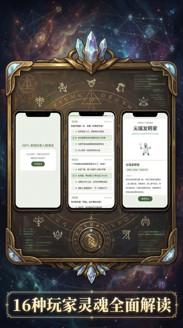 GBTI-游戏人格测试游戏截图