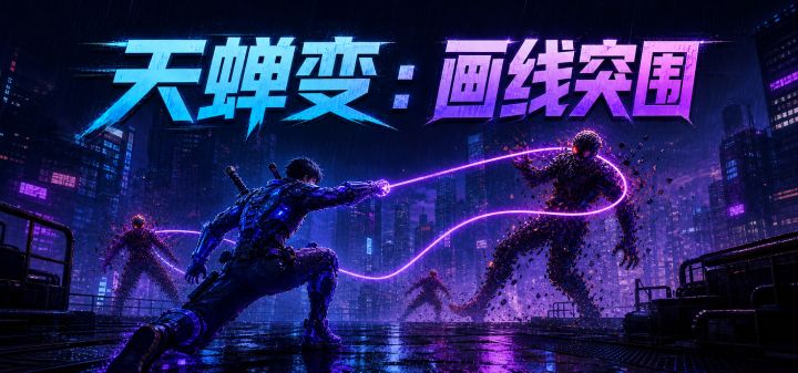 天蝉变：画线突围 封面