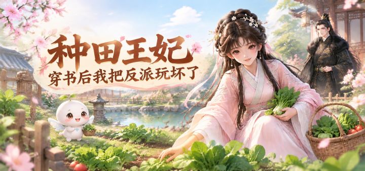 种田王妃,穿书后我把反派玩坏了 封面