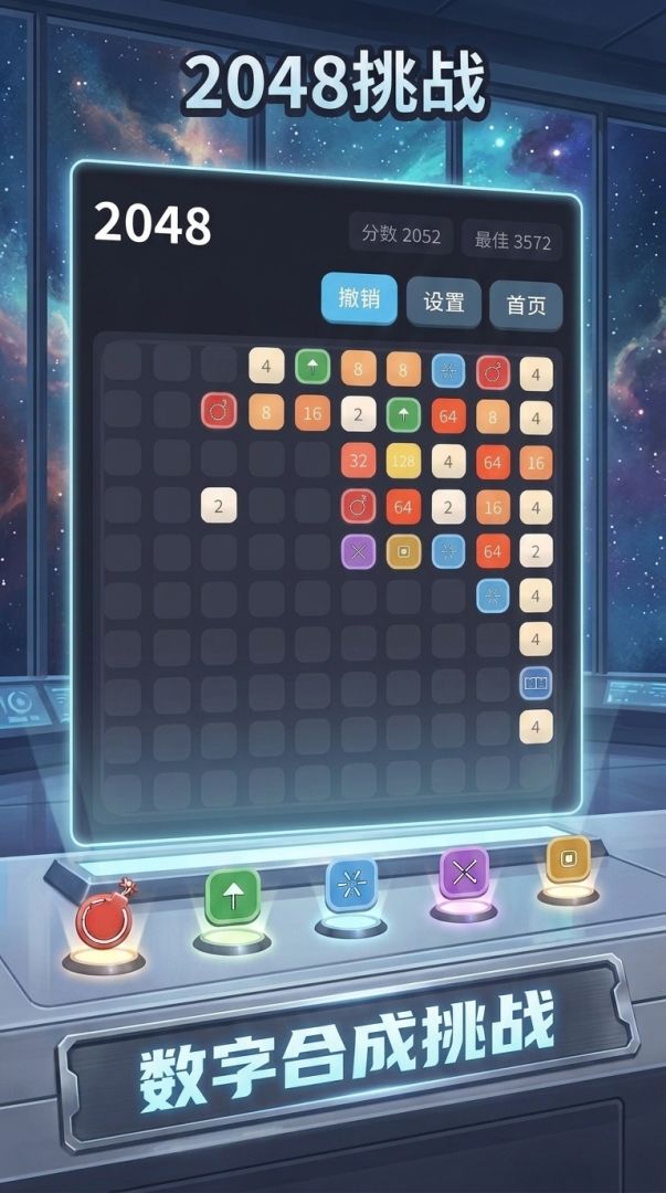 2048挑战游戏截图
