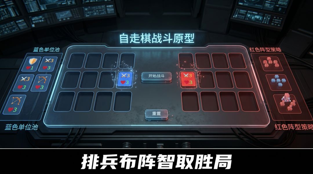 自走棋战斗原型游戏截图