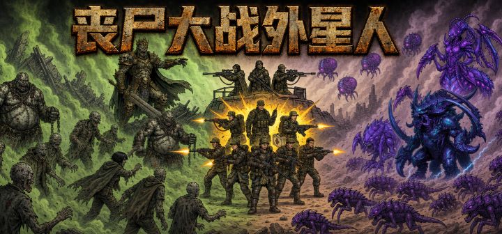 丧尸大战外星人 封面