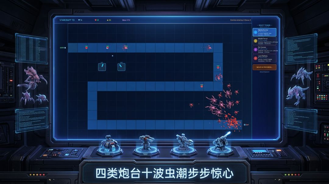 星际塔防游戏截图