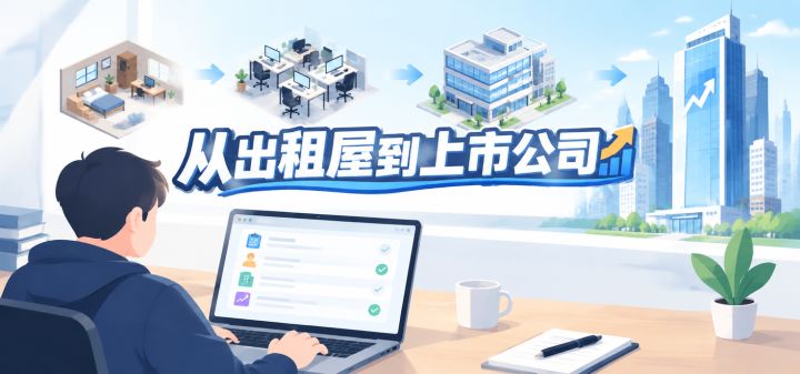 从出租屋到上市公司 封面