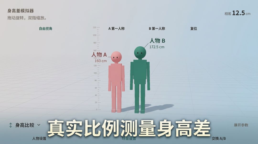 身高差模拟器游戏截图