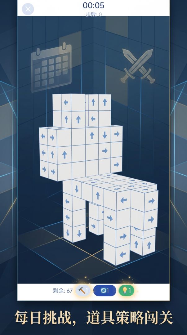 箭头魔方游戏截图