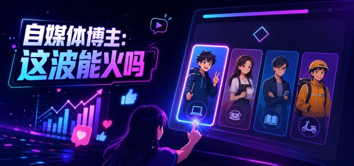 自媒体博主:这波能火吗