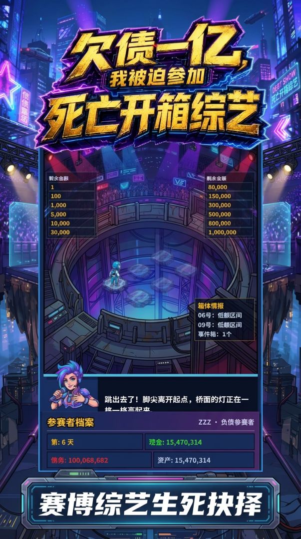 欠债一亿,我被迫参加死亡开箱综艺游戏截图