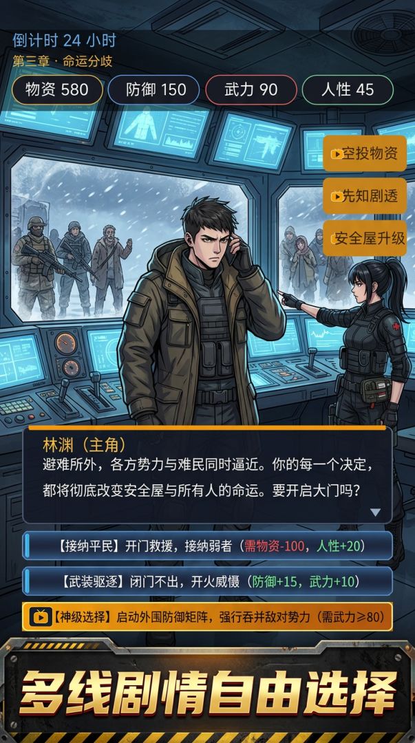 末日安全屋:重生囤货百亿游戏截图