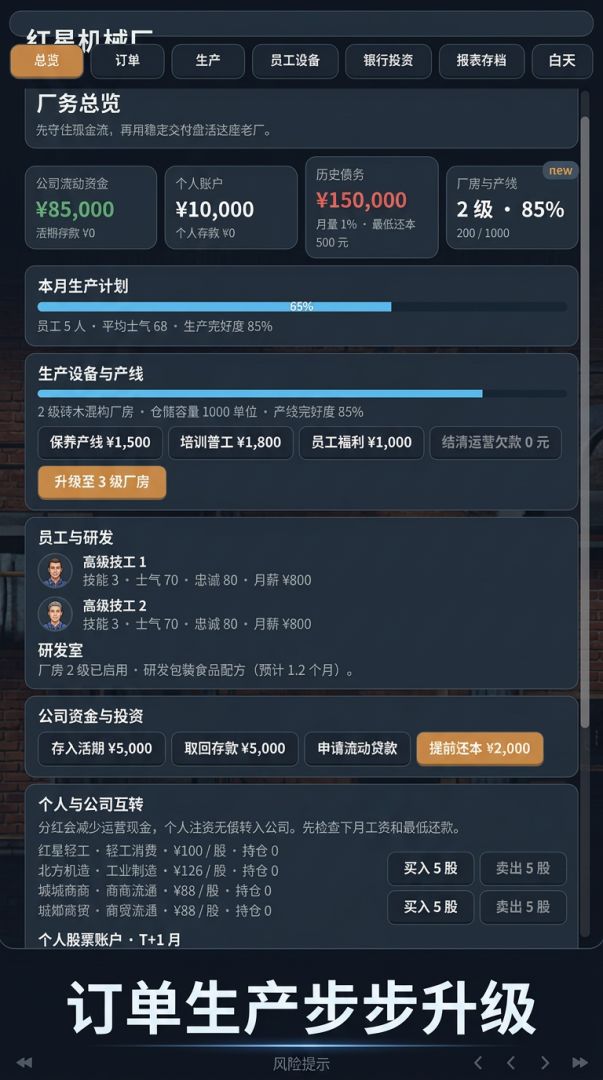 旧厂复兴游戏截图