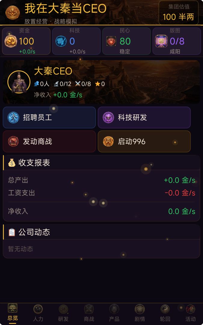 我在大秦当CEO游戏截图