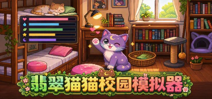 翡翠猫猫校园模拟器 封面