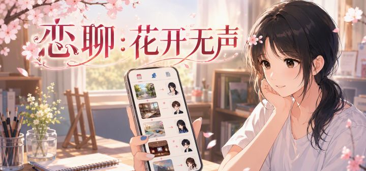 恋聊：花开无声 封面