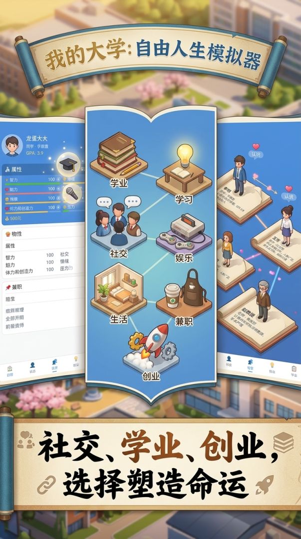 我的大学游戏截图