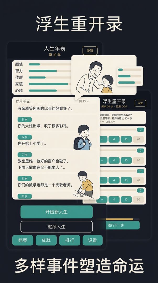 浮生重开录游戏截图