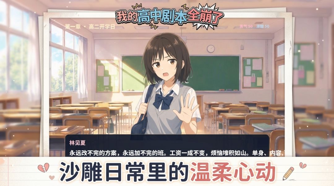 我的高中剧本全崩了游戏截图