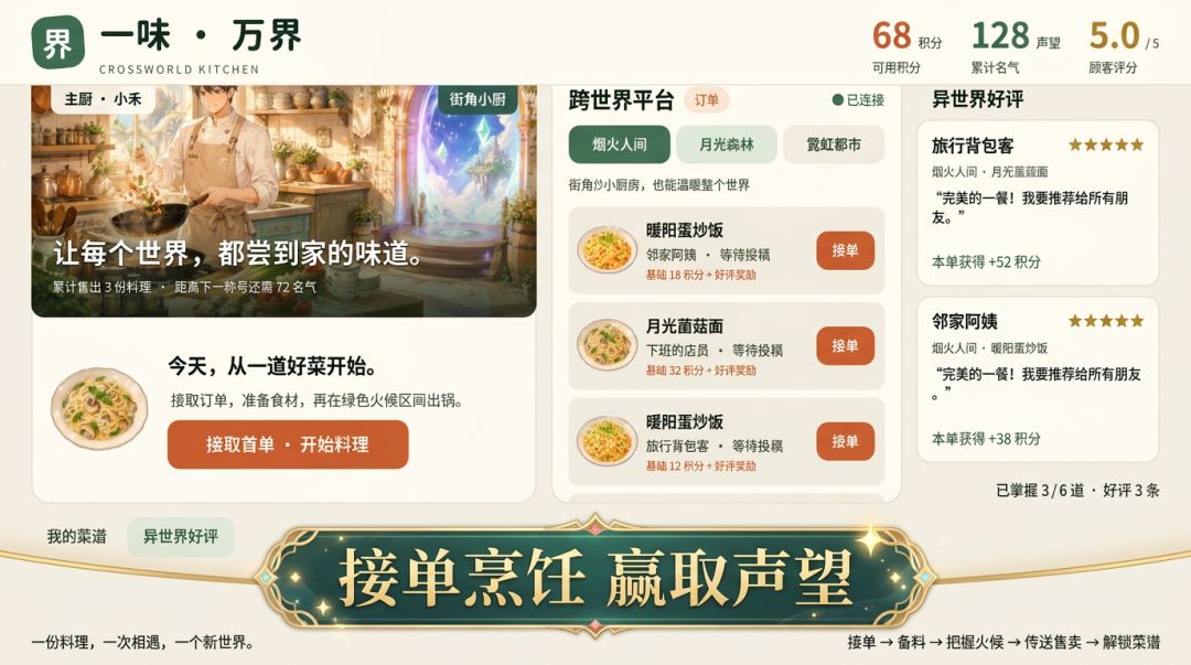 通过做菜我在异世界爆火了游戏截图