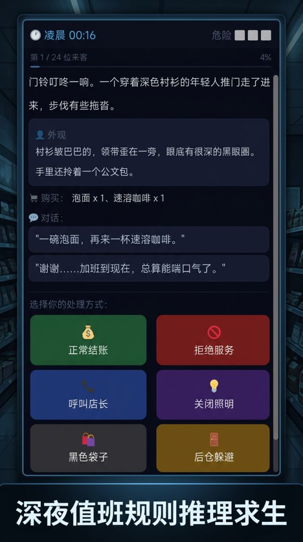便利店夜班怪谈游戏截图